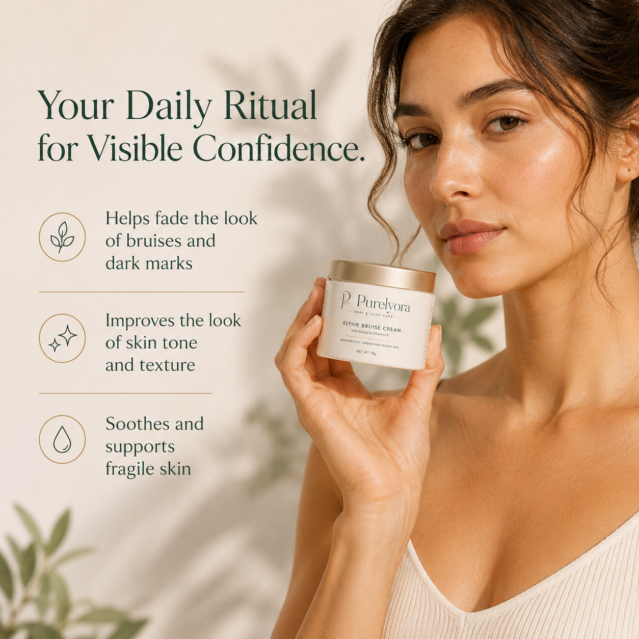 Purelyora Bruise Repair & Skin-Strengthening Cream