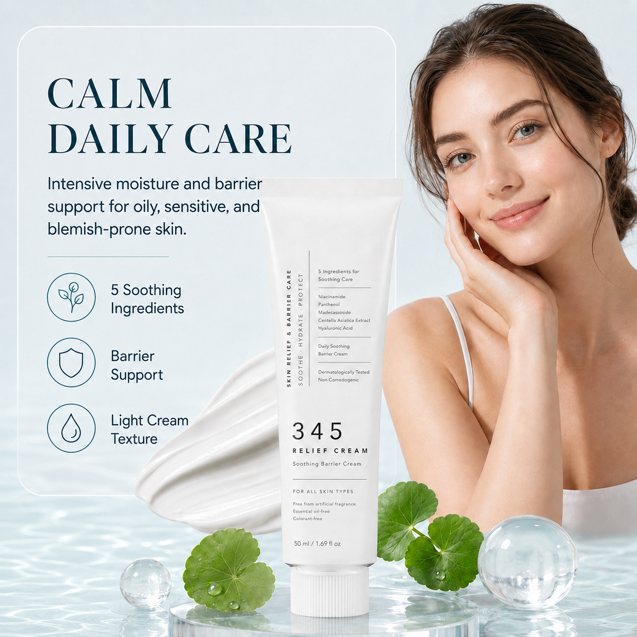 345 Relief Soothing Barrier Repair & Skin-Strengthening Cream