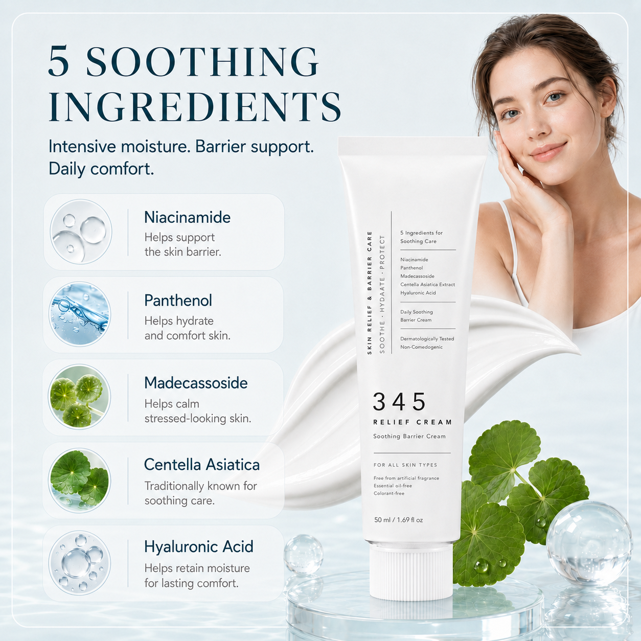 345 Relief Soothing Barrier Repair & Skin-Strengthening Cream