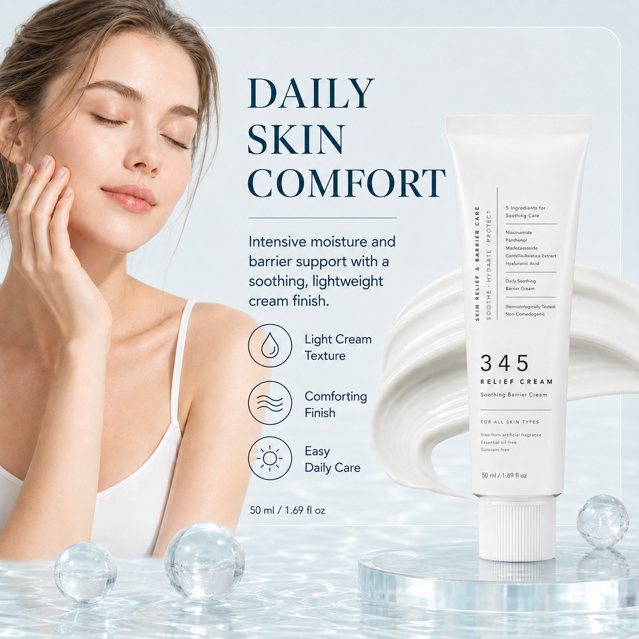 345 Relief Soothing Barrier Repair & Skin-Strengthening Cream